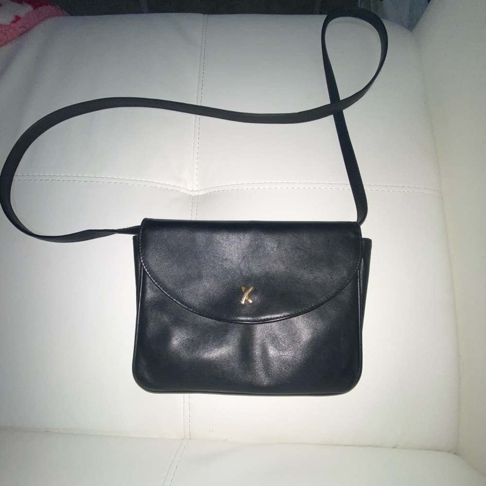 Paloma Picasso Genuine Leather Crossbody Purse
